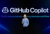 GitHub CEO Thomas Dohmke speaks at GitHub Universe 2024.